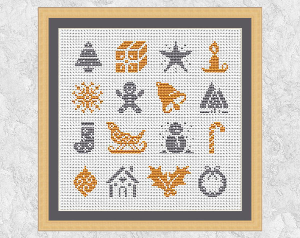 Christmas Collection cross stitch pattern – Climbing Goat Designs